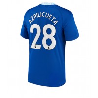 Chelsea Cesar Azpilicueta #28 Fotballklær Hjemmedrakt 2022-23 Kortermet